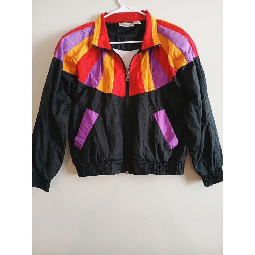 Colorful Vintage Windbreaker Jacket